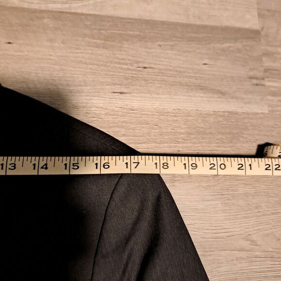 Banana Republic Blazer Mens 38R Gray Tailored Fit Wool Sport Coat Suit Jacket - Picture 10 of 14